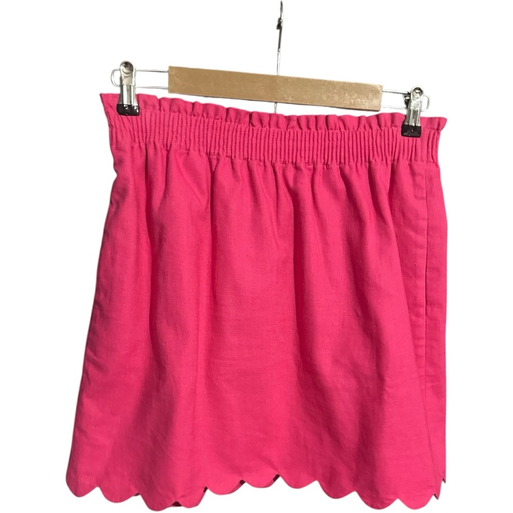 J by J.Crew Scalloped Sidewalk Skirt Pink Size 4